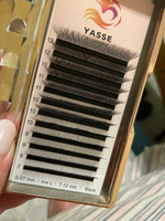 Ресницы для наращивания YASSE MIX 3D W - формы, готовые пучки L 0.07 МИКС 7-12мм #55, Юлия В.