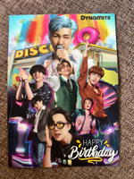 Эксклюзивная открытка с Днем Рождения, Happy Birthday, BTS, K-Pop #6, Диана К.