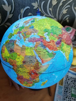 Глобус Земли Globen физико-политический с подсветкой от батареек, диаметр 32 см #19, Елена Б.