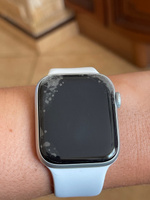 Гидрогелевая пленка для часов Apple Watch Series 4, 5, 6, SE (44mm) / Глянцевая защитная пленка с эффектом самовосстановления на смарт-часы Эпл Вотч 4, 5, 6, СЕ (44мм) / Комплект 2 шт. #62, Регина В.