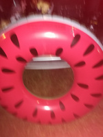 Надувной круг для плавания большой Арбуз 120см для взрослых спортивный товар аксессуар для плавания #2, Оксана Ш.