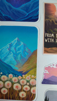 Набор наклеек А4 Pack Mountains, виниловые стикеры, No Kids Stickers #57, Anastasia R.