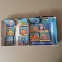 Настольная игра Детское деревянное "МЕМО Подводный Мир" для 1-4 игроков от 3 лет. #3, Антон