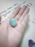 Авантюрин зеленый, натуральный камень 1 шт, 2-3 см, галтовка #8, Светлана Б.