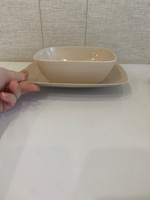 Пластиковые тарелки плоские и глубокие посуда для пикника набор 12 штук #5, Айгуль Г.