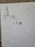 Картина по номерам на холсте 40х50 на подрамнике "Сказочный замок". Раскраска по номерам. Живопись. Рисование #22, Наталия Б.