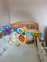 Развивающая игровая дуга для новорожденных, набор погремушек на коляску/ кроватку, фиолетовый, желтый, зеленый #5, Наталья