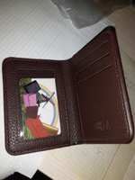 Мужской кошелек для документов AKSHOLAN из эко кожи, портмоне, бумажник #16, Миляуша К.