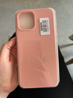 Силиконовый чехол для iPhone 12 Pro Max / Silicone Case DF на Айфон 12 Про Макс с бархатистым покрытием внутри, Розовый #46, Валерия В.