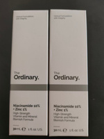 Сыворотка для проблемной кожи лица c ниацинамидом и цинком 30мл / Niacinamide 10% + Zinc 1%, 30 ml #5, Светлана С.