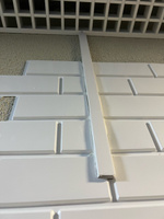 Стеновая панель ПВХ "БЕЛОТТА", с тиснением для стен на кухню, любую комнату, не самоклеящаяся, с 3Д (3D) эффектом размером 600х600 мм, в количестве 4 шт. #1, Мария