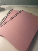 Блокнот А5 (14,8х21см) 50 розовых листов 80г/м2, набор для записей -2 шт #2, Мария К.