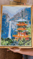 Картина по номерам на картонной основе LORI Китай 38х28,5 см, антистресс в подарок #88, Кирилл Ш.