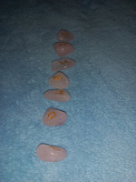 Руны скандинавские Розовый кварц / Натуральный камень , галтовка 25 шт #97, Анжелика А.