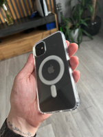 Прозрачный чехол для iPhone 11 с поддержкой MagSafe/ магсейф на Айфон 11 для использования магнитных аксессуаров, противоударный #52, Роман М.
