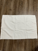 MATRATEX Полотенце-коврик для ног, Махровая ткань, 50x70 см, белый, 1 шт. #1, Кристина Ф.