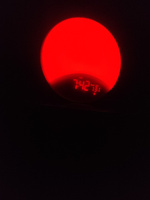 Hodel Smart Световой Будильник электронный настольный (Лампа Рассвет), 10 цветов подсветки, 20 уровней яркости, имитация рассвета и заката, часы, календарь, зарядка гаджетов, гарантия 1 год #82, Marina