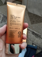 Tony Moly Солнцезащитный крем для лица SPF50 с муцином улитки корея Intense Care Gold 24K Snail Sun Cream SPF50 РA, 50 мл #23, Любовь Э.