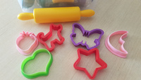 Genio Kids / Тесто для лепки 12 цветов / Мягкий пластилин для малышей, Инструменты и формочки для детей, Набор для творчества #68, Анна К.