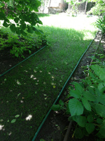Пластиковый садовый бордюр ANMAKS Кантри зеленый, длина 10000 мм, высота 110 мм, арт. 82401-З #7, Елена К.