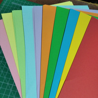 Цветная бумага А4 тонированная двусторонняя, 100 листов 10 цветов, для офисной техники, набор для творчества, школы #7, Анна К.