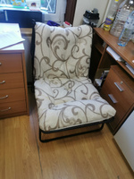 Раскладушка кресло-кровать OLSA Лира 195х65х39.5 см, нагрузка до 120 кг., матрас в комплекте #6, Анна П.