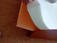 Поролон мебельный для матраса EL2545 60x1600x2000мм, плотность 25 кг/м3, жесткость 45 кПа, цвет оранжевый, пенополиуретан для мягкой мебели повышенной жесткости #48, павел б.
