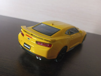 Машинка металлическая Chevrolet Camaro ZL1 2017 Шевроле Комаро Kinsmart 1:38 5399DKT инерционная, цвет Желтый #2, Андрей Б.