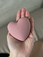 Вибратор Satisfyer Cutie Heart вакуумный клиторальный стимулятор с вибрацией Сатисфаер вакумный женский #1, Яна Л.