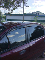 Дефлекторы окон Voin на автомобиль Chevrolet Lanos 1997-2009 /ЗАЗ Chance седан, накладные 4 шт #7, Николай А.