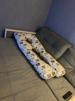 Подушка для беременных для сна анатомическая,150х70 см, мишки на сером, съемная наволочка на молнии + Подарок подушка для кормления Texxet #6, Мария Д.