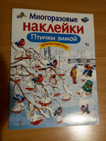 Многоразовые наклейки на плёнке Птички зимой | Александрова Ольга Викторовна #7, Мария