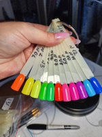 LUNALINE Набор неоновых гель-лаков для ногтей, Neon №1 (11 оттенков) + подарок топ для ногтей 8 мл #127, Марина К.