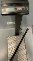 Гимнастическая палка-бодибар PROFI-FIT для фитнеса и гимнастики, неопреновый, черный/фиолетовый, 1 шт х 2 кг, 120 см #22, Елена К.