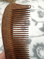 Расческа деревянная для волос, гребень массажный из натурального сандалового дерева #14, Кирилл Ц.