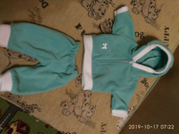 Одежда для кукол Модница Костюм из флиса для пупса Беби Бон (Baby Born) 43 см светло-зеленый #16, Ирина Т.
