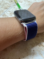 Ремешок нейлоновый для Apple Watch 42-44-45 мм / браслет из нейлона / нейлоновый ремешок для Apple Watch 42-44-45 мм нейлон #1, Рублевская Инга