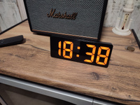 Настольные электронные часы led clock DS6628 оранжвы #3, Александр Л.