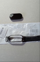 Металлический ремешок для фитнес браслета Xiaomi Mi Band 7 / Сетчатый ремешок с магнитной застежкой на Сяоми Ми Бэнд 7 Миланская петля (Milanese Loop), Черный #6, Елена Т.