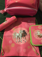 Школьный ранец Herlitz Loop Plus - Spring Horses, с наполнением. Для девочек. #54, Бостанова Алия
