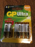 Батарейки мизинчиковые GP Ultra 24A (LR03) AAA 1,5V щелочные (алкалиновые), 6 шт #64, Панкрашин Денис