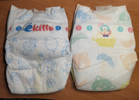 Подгузники 1 размер NB для новорожденных детей от 0 до 5 кг 30 шт на липучках / Детские ультратонкие японские премиум памперсы для мальчиков и девочек / Nao #58, Евгения