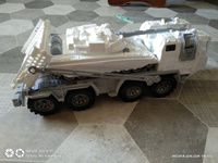 Машинка для мальчика Нордпласт, Военный тягач Щит с танком Барс "Арктика", военная техника, Игрушки для мальчиков #64, Екатерина У.