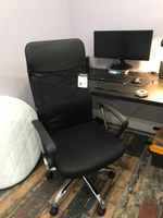 Компьютерное, офисное, удобное кресло (стул) с подлокотниками Brabix Flash MG-302 цвет черный #6, Артем Ш.