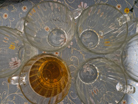Опытный стекольный завод Кружка пивная радуга прозрачная  для воды, для пива, 500 мл, 6 шт #6, Аида Б.