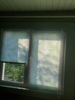 Рулонные шторы 50 см x 160 см Салатовый Тропики DECOFEST (Мини) #81, Светлана В.