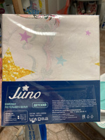 Детское постельное белье в кроватку для новорожденного Juno, поплин хлопок, 1 наволочка 40х60, Owls Совушки, комплект для малышей, девочки #70, Василиса Ш.