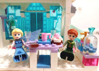 Конструктор LX Холодное сердце Ледяной замок Эльзы, 848 деталей подарок для девочки, большой набор, лего совместим, совместим с Lego #24, Надежда Б.