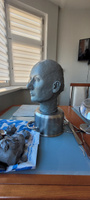 Пластилин скульптурный художественный модельный для лепки Гамма "Студия", серый, твердый, 1кг, пакет #13, Анна Безгубова