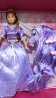 Кукла Anlily Анлили с волшебным единорогом в фиолетовом платье, 29 см,  177942 #32, Анастасия Ш.